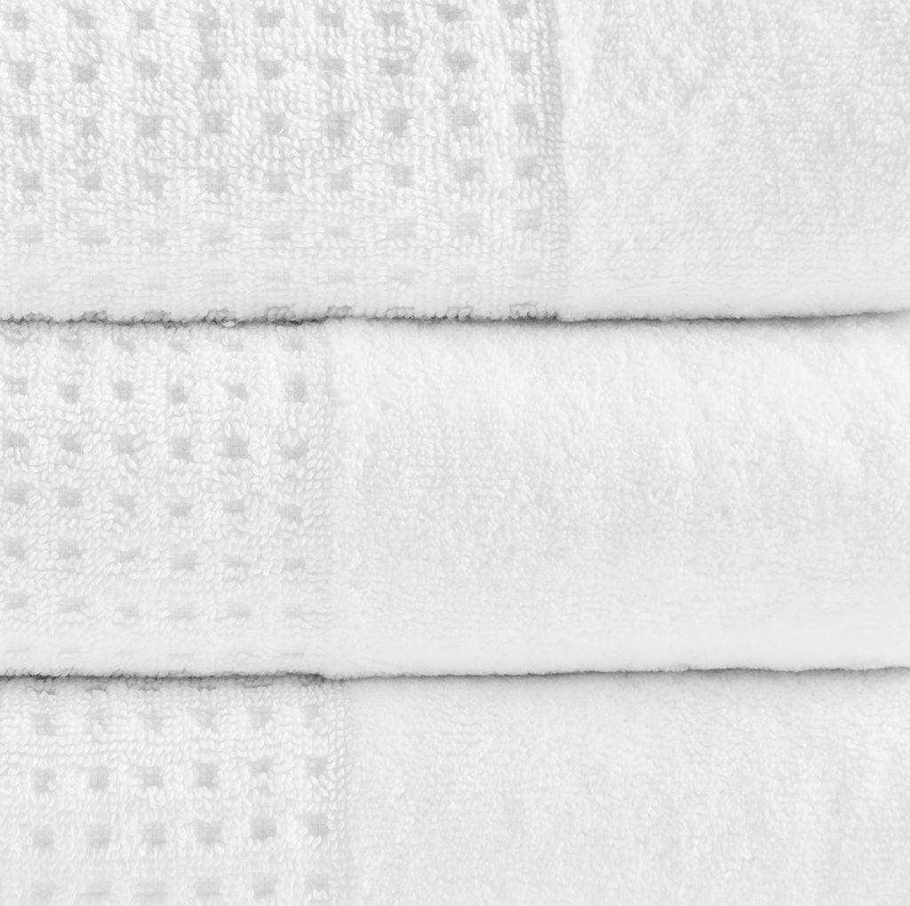 Olliix.com Bath Towels - Spa Waffle Bath Towel White
