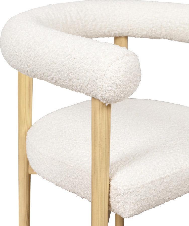 Tov Furniture Dining Chairs - Spara Cream Boucle Dining Chair
