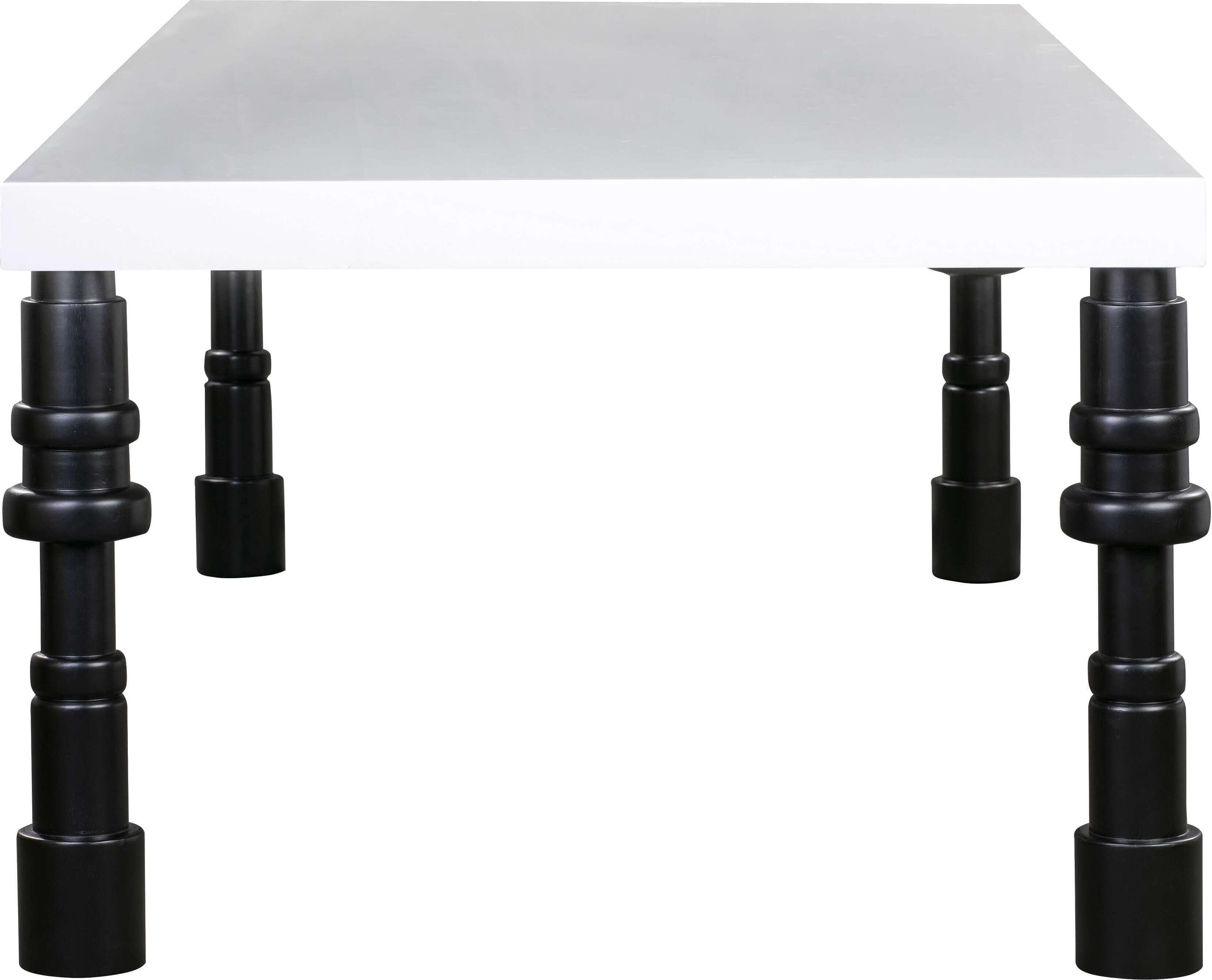 Tov Furniture Dining Tables - Spindle Gloss Lacquer Dining Table
