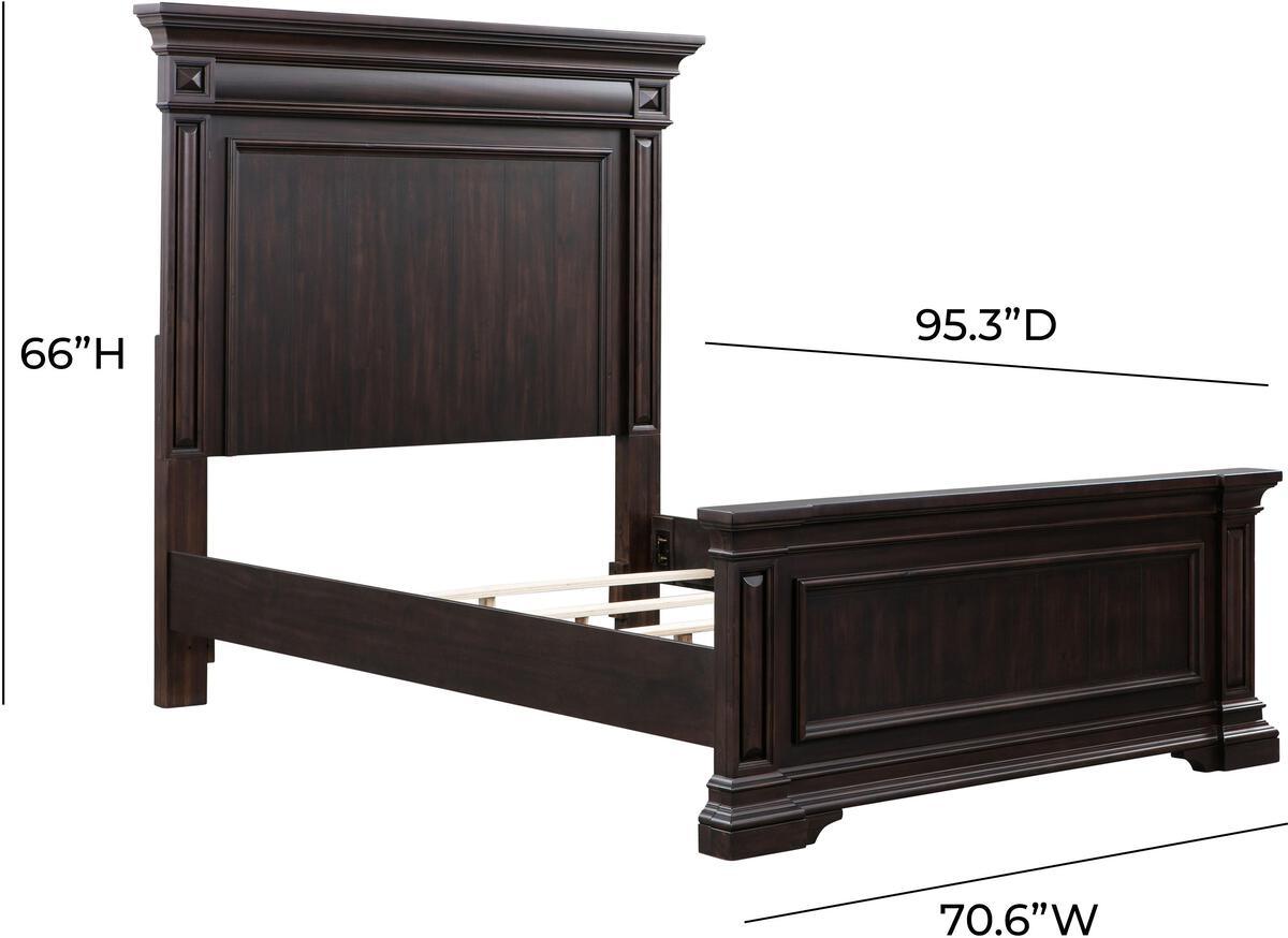 Tov Furniture Beds - Stamford Brown Queen Panel Bed