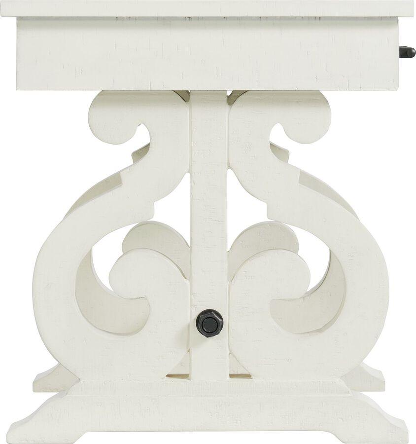 Elements Side & End Tables - Stanford Chair Side Table in White