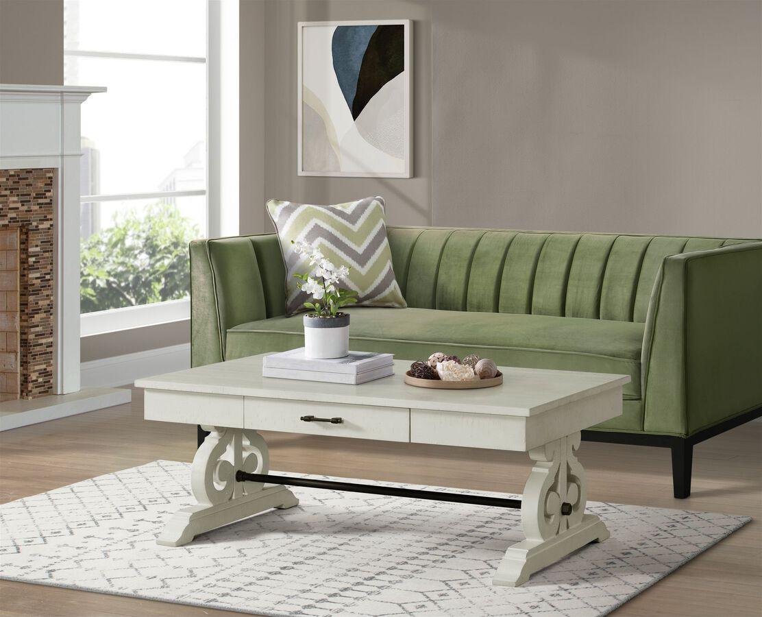 Elements Coffee Tables - Stanford Coffee Table in White