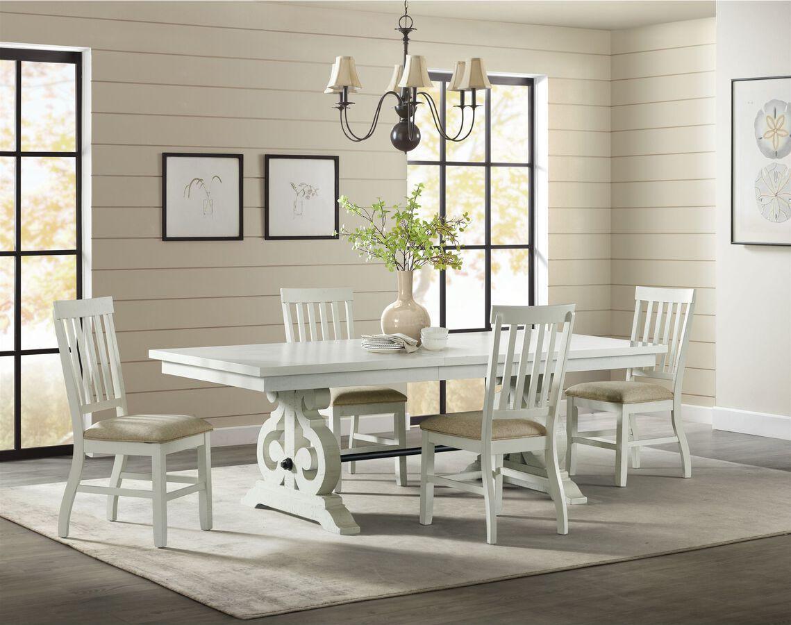 Elements Dining Tables - Stanford Dining Table in White