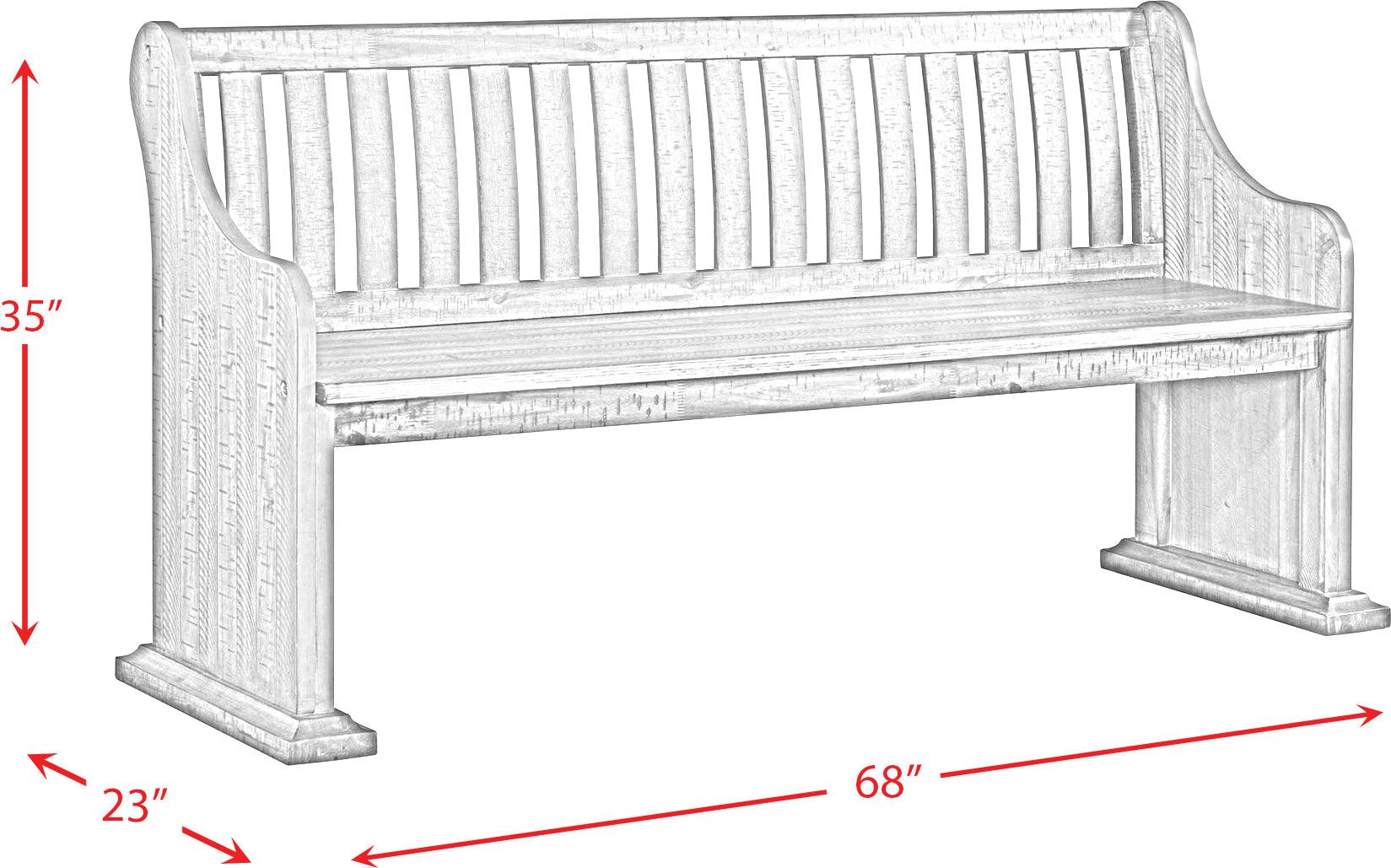 Elements Benches - Stanford Pew Bench