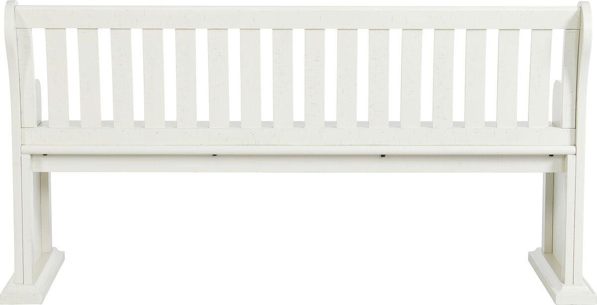 Elements Benches - Stanford Pew Bench in White