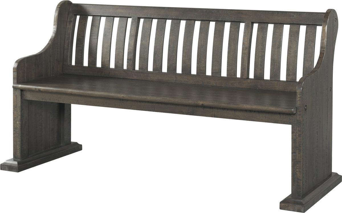 Elements Benches - Stanford Pew Bench Smokey Walnut