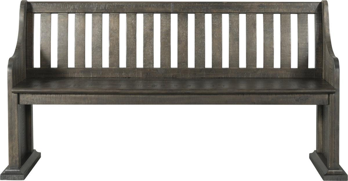 Elements Benches - Stanford Pew Bench Smokey Walnut