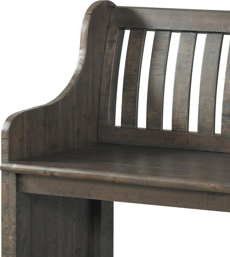 Elements Benches - Stanford Pew Bench Smokey Walnut