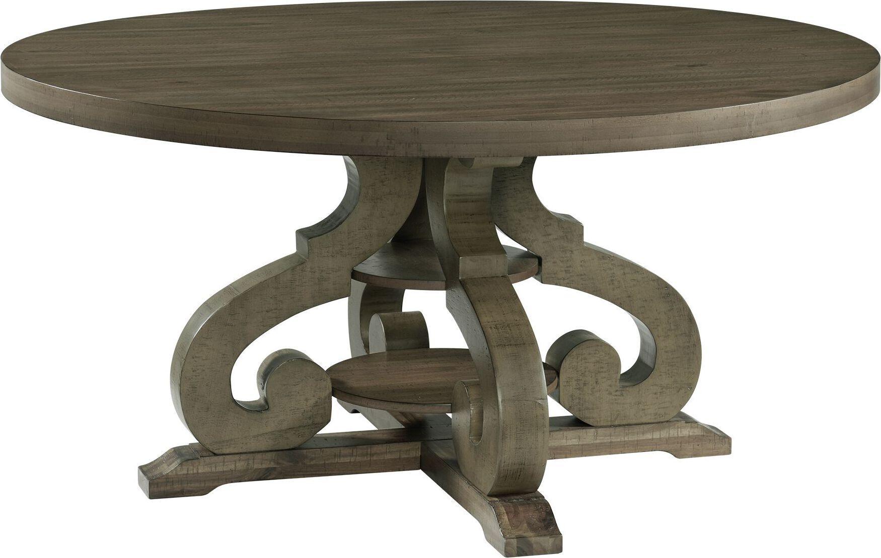Elements Dining Tables - Stanford Round Dining Table Gray