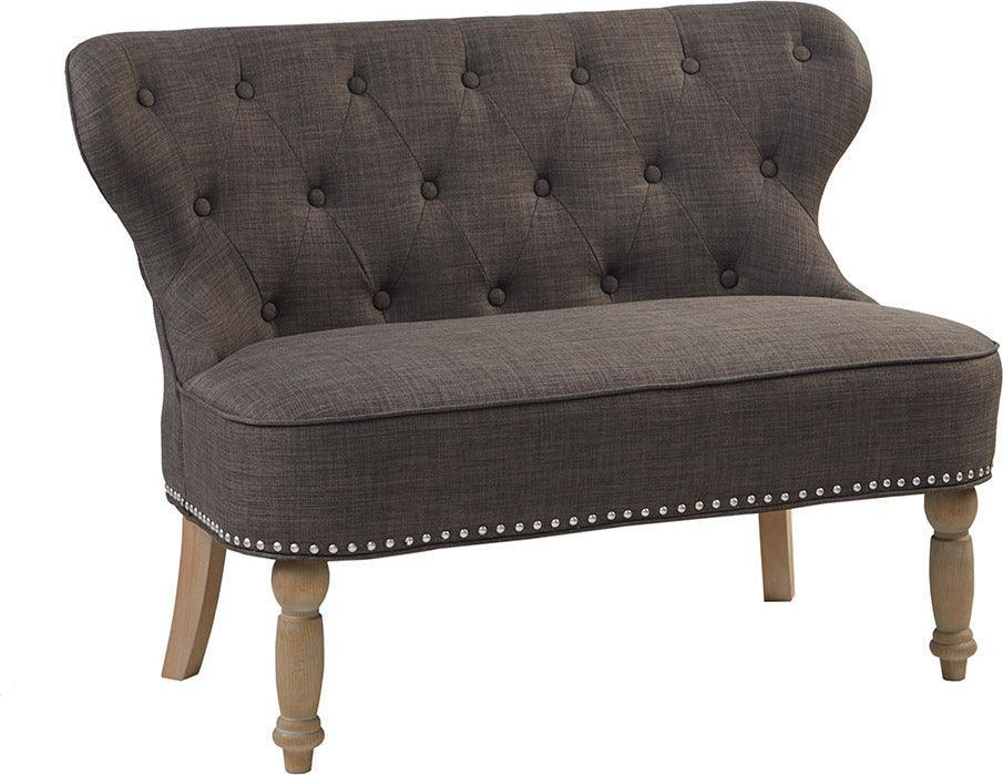 Olliix.com Loveseats - Stanford Settee Charcoal