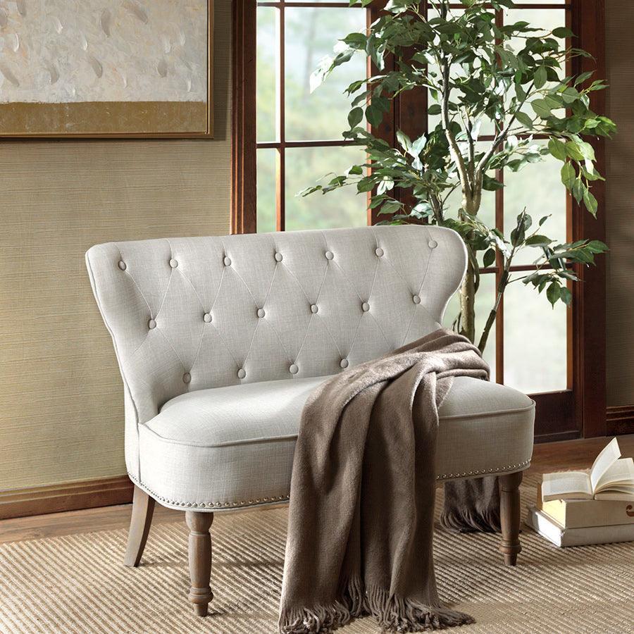 Olliix.com Loveseats - Stanford Settee Taupe