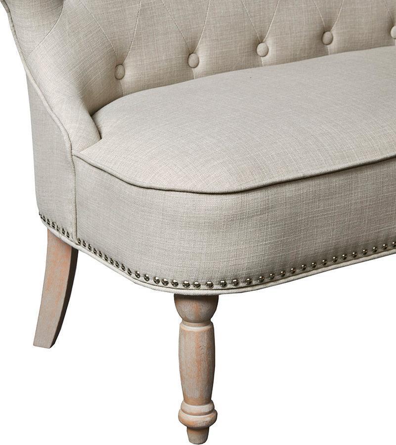 Olliix.com Loveseats - Stanford Settee Taupe