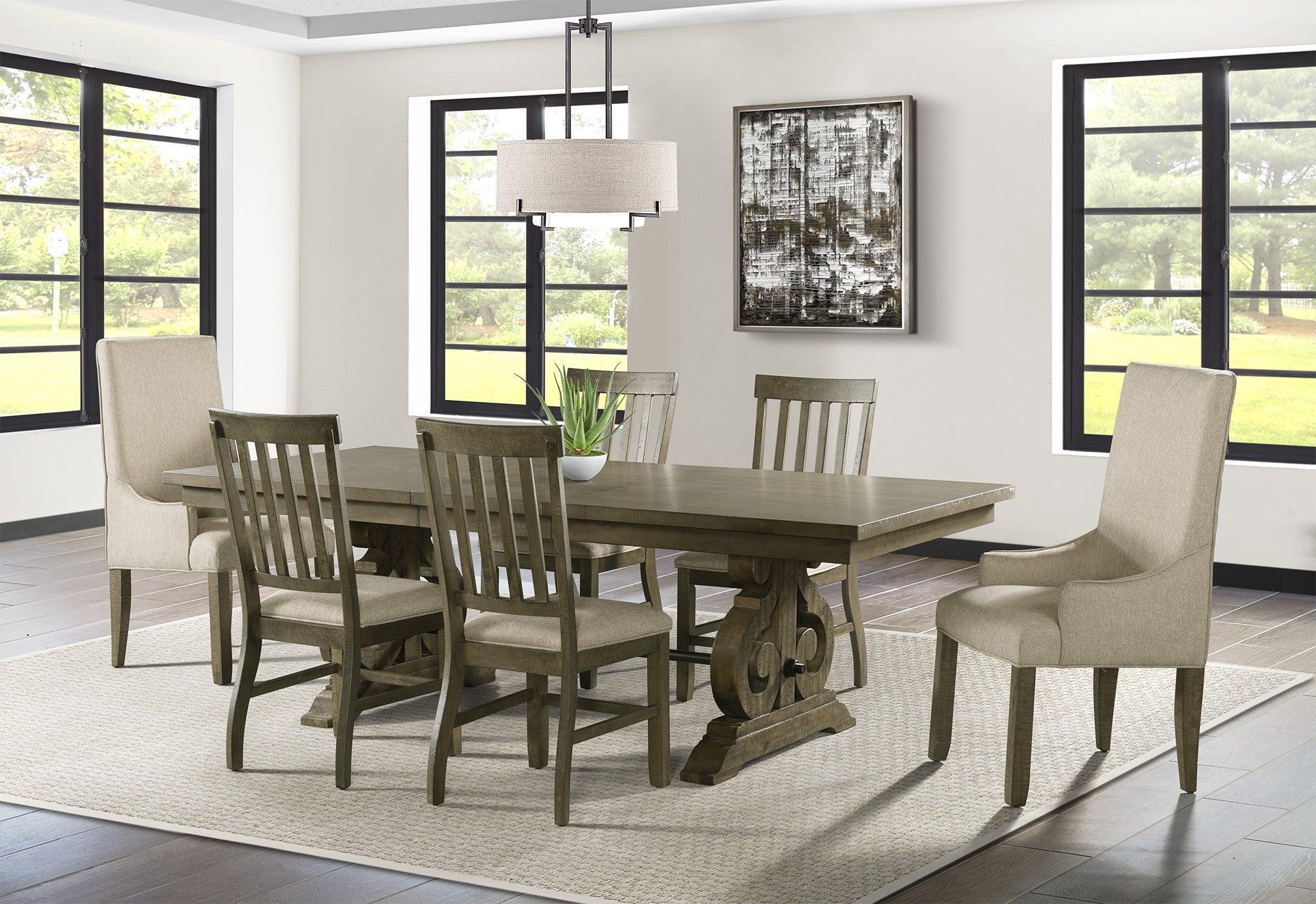 Elements Dining Chairs - Stanford Standard Height Side Chair Set (Set of 2)
