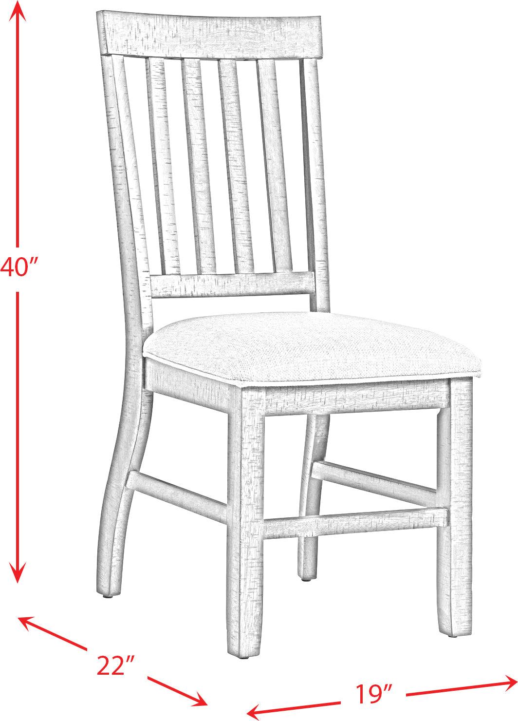 Elements Dining Chairs - Stanford Standard Height Side Chair Set (Set of 2)