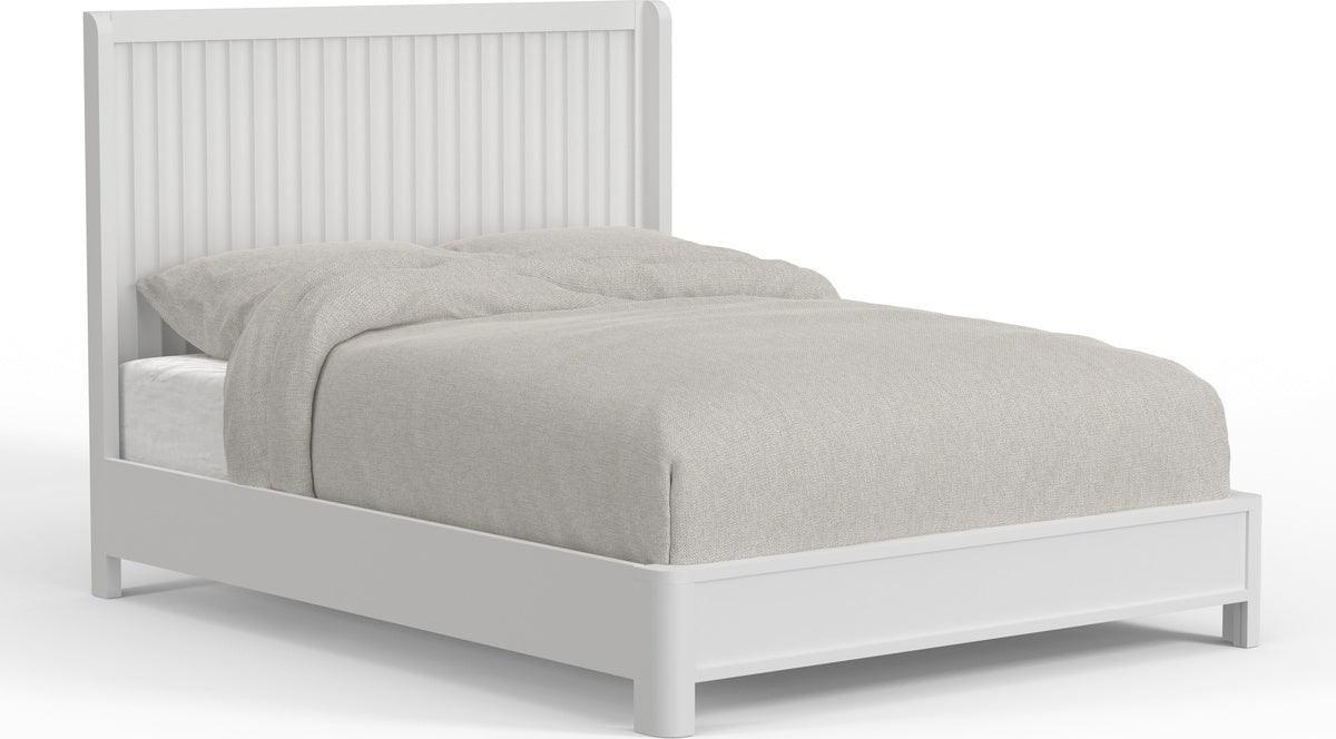 Alpine Furniture Beds - Stapleton California King Panel Bed, White