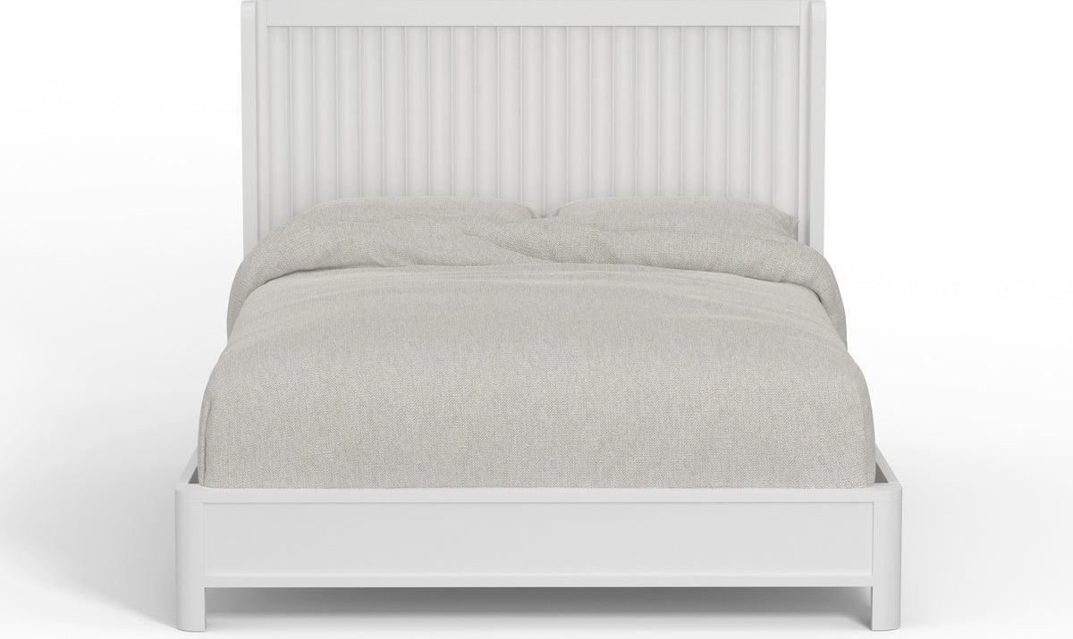 Alpine Furniture Beds - Stapleton Queen Panel Bed, White