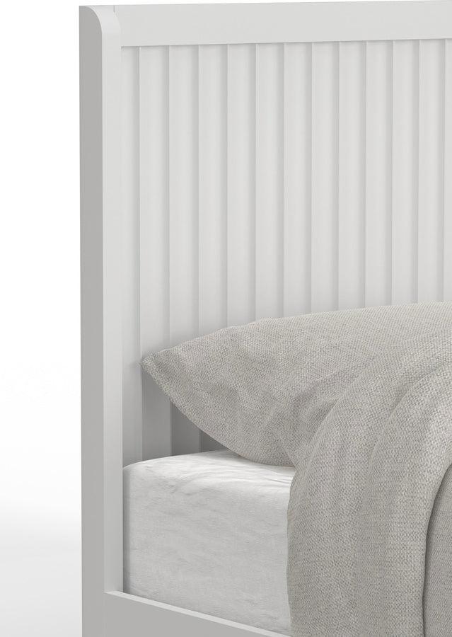 Alpine Furniture Beds - Stapleton Queen Panel Bed, White