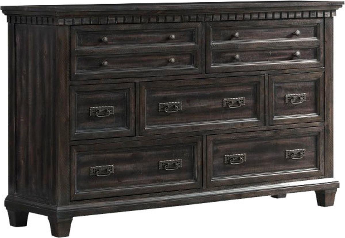 Elements Dressers - Steele Dresser Smokey Walnut