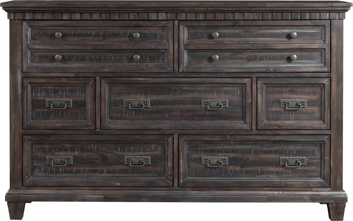 Elements Dressers - Steele Dresser Smokey Walnut