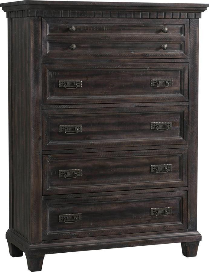 Elements Bedroom Sets - Steele King Panel 3PC Bedroom Set Smokey Walnut