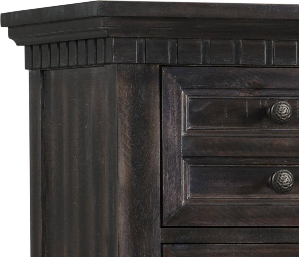 Elements Bedroom Sets - Steele King Panel 3PC Bedroom Set Smokey Walnut