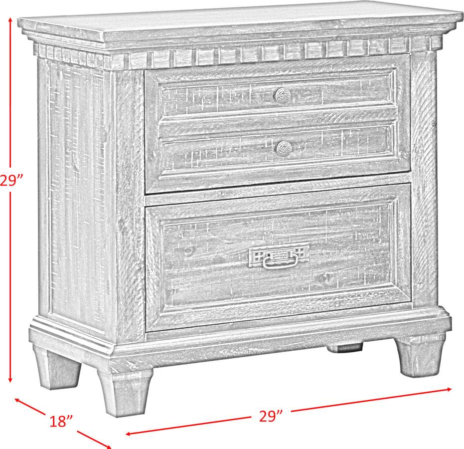 Elements Nightstands & Side Tables - Steele Nightstand Smokey Walnut