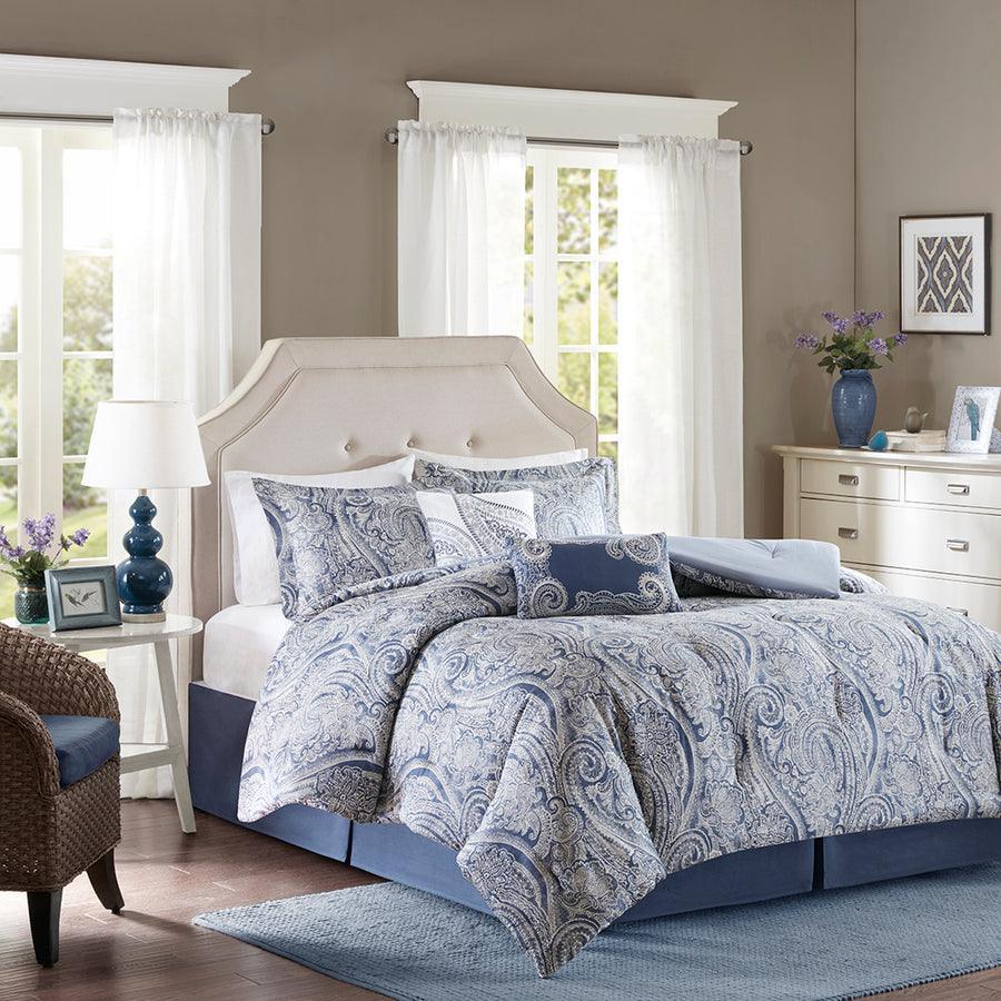 Olliix.com Comforters & Blankets - Stella Casual 6 Piece Comforter Set Multi Cal King