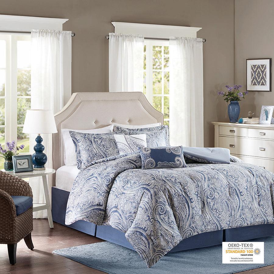 Olliix.com Comforters & Blankets - Stella Casual 6 Piece Comforter Set Multi Cal King