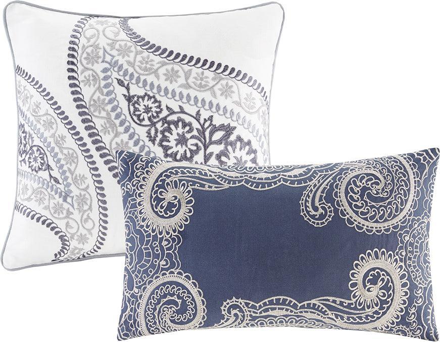 Olliix.com Comforters & Blankets - Stella Casual 6 Piece Comforter Set Multi Cal King