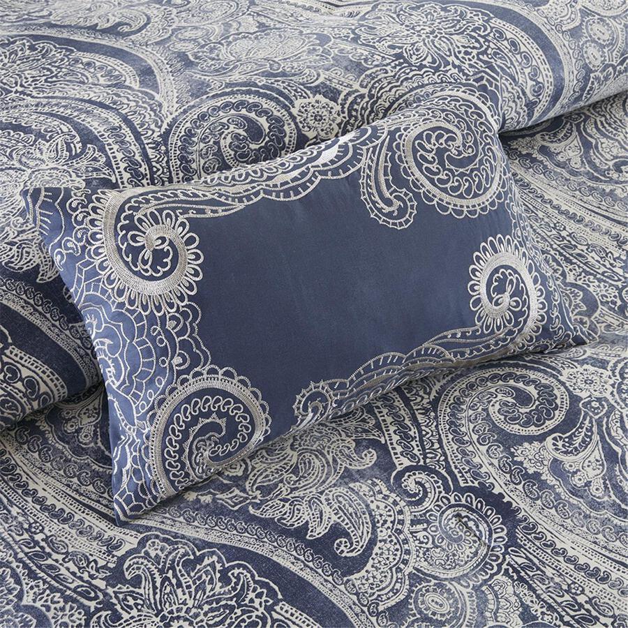 Olliix.com Comforters & Blankets - Stella Casual 6 Piece Comforter Set Multi Cal King