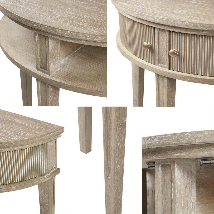 Olliix.com Consoles - Storage Console Table Reclaimed Wheat MT120-0167