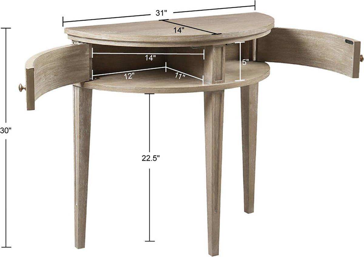 Olliix.com Consoles - Storage Console Table Reclaimed Wheat MT120-0167