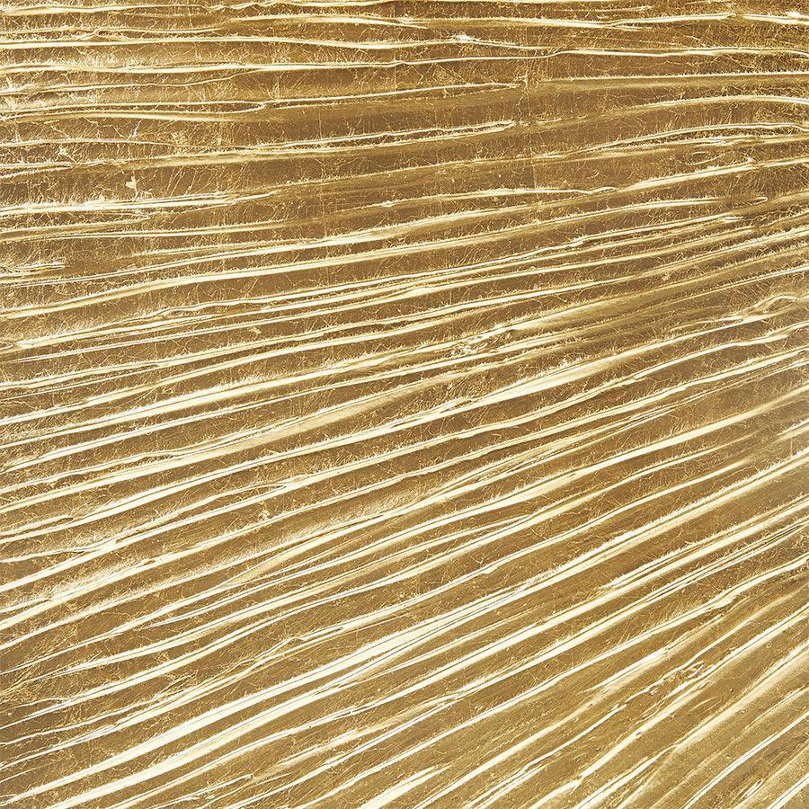 Olliix.com Wall Art - Sunburst Metallic Gold 100% Hand Painted Dimensional Resin Wall Decor 15X45" 3 Piece Set