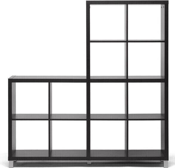 Wholesale Interiors Bookcases & Display Units - Sunna Cube Shelving Unit Dark Brown