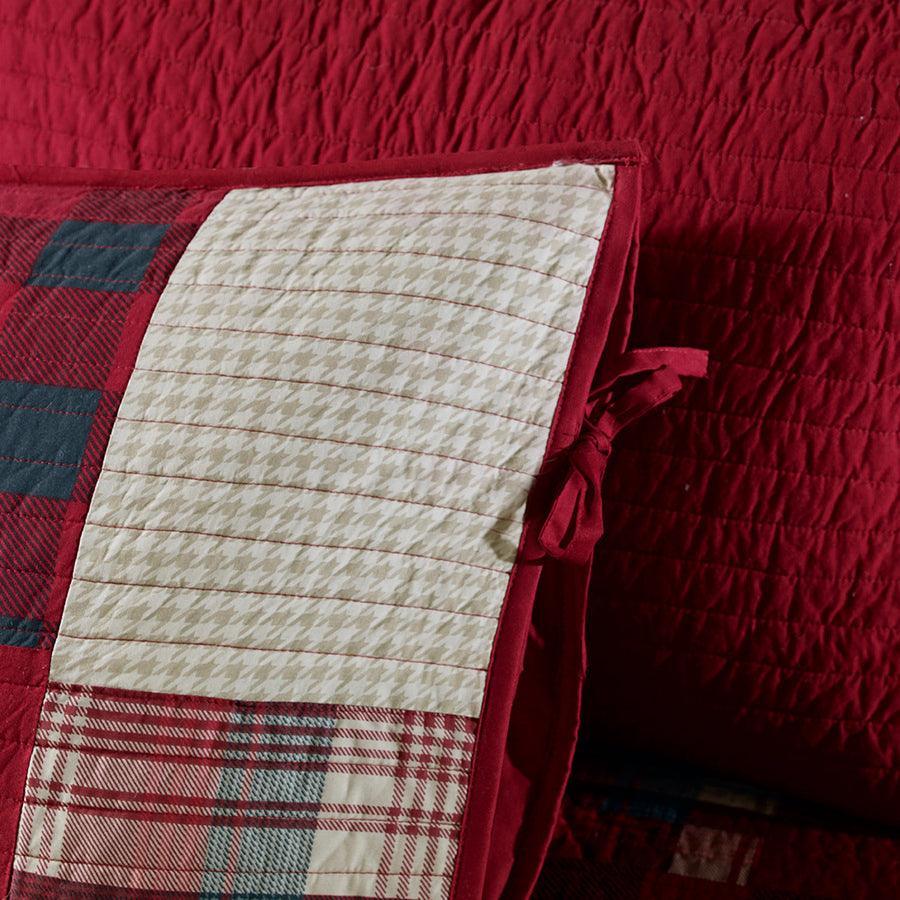Olliix.com Comforters & Blankets - Sunset Lodge/Cabin 5 Piece Day Bed Cover Set Daybed Red