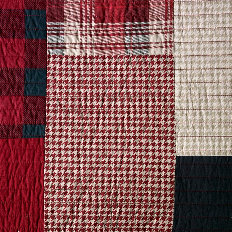Olliix.com Comforters & Blankets - Sunset Lodge/Cabin 5 Piece Day Bed Cover Set Daybed Red