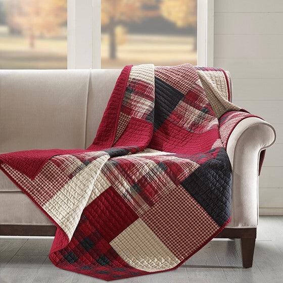 Olliix.com Pillows & Throws - Sunset Throw Red