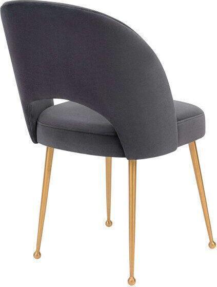 Tov Furniture Dining Chairs - Swell Dining Chair Dark Gray
