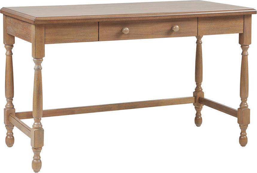 Shop Tabitha Solid Wood Desk with 1 Drawer and turned legs Natural