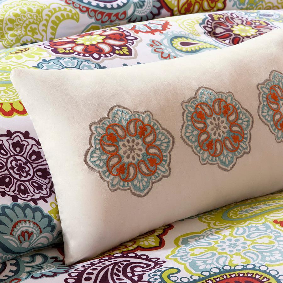 Olliix.com Comforters & Blankets - Tamil King/California King Comforter Set Multicolor