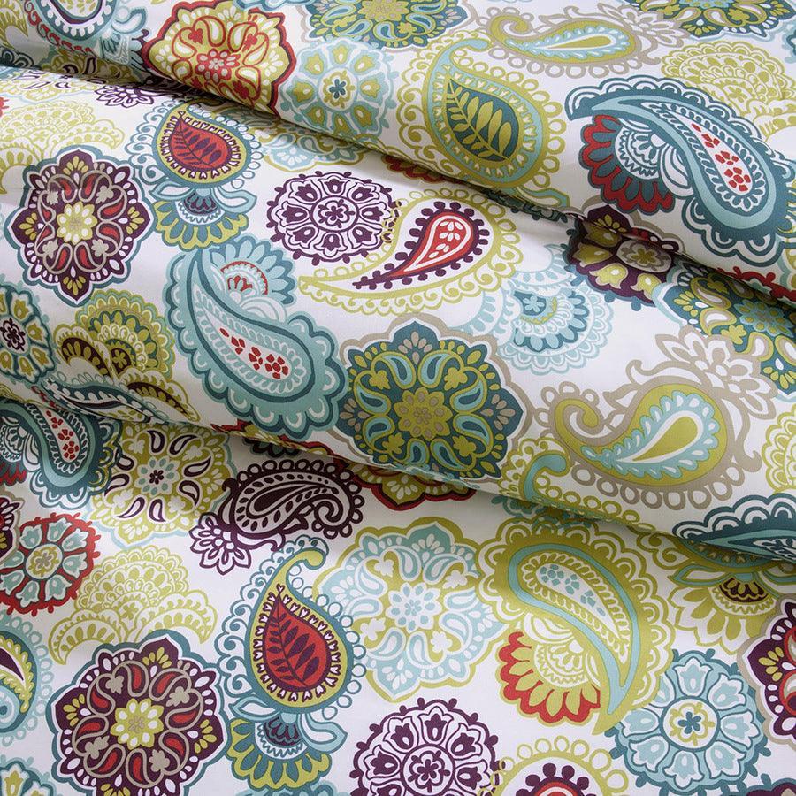 Olliix.com Comforters & Blankets - Tamil King/California King Comforter Set Multicolor