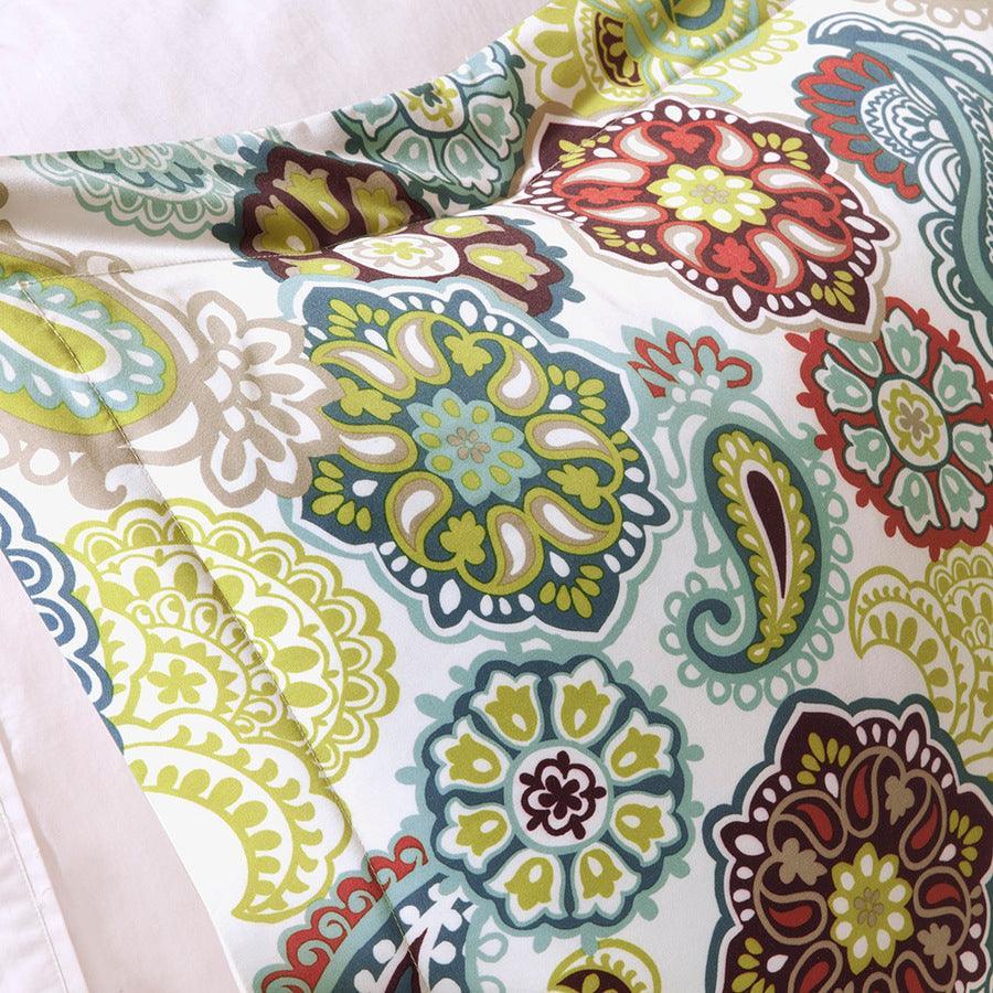 Olliix.com Comforters & Blankets - Tamil King/California King Comforter Set Multicolor