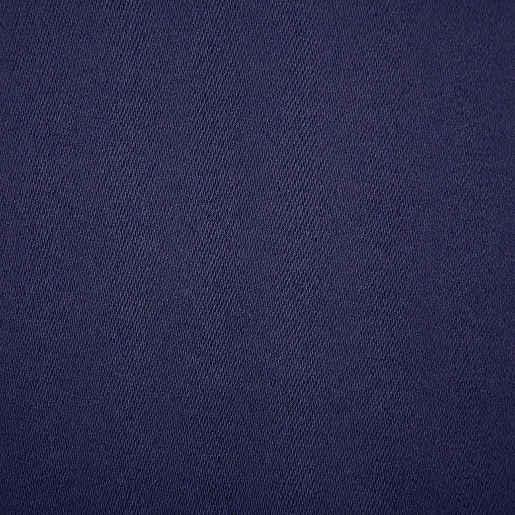 Olliix.com Curtains - Taren 84 H Solid Blackout Triple Weave Grommet Top Curtain Panel Pair Navy