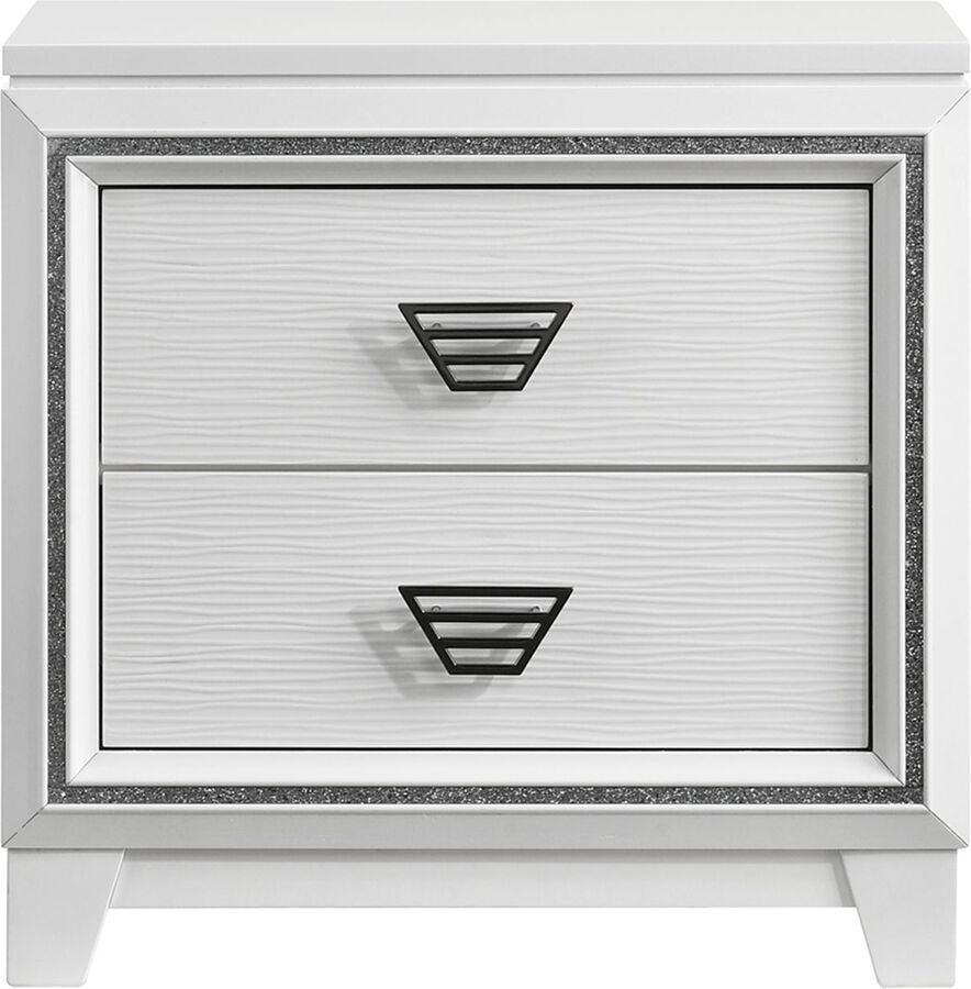 Elements Nightstands & Side Tables - Taunder Nightstand in White