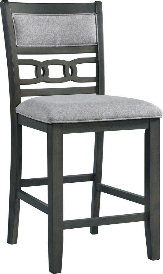 Elements Dining Sets - Taylor Counter Height 5PC Dining Set-Table and Four Side Chairs in Gray