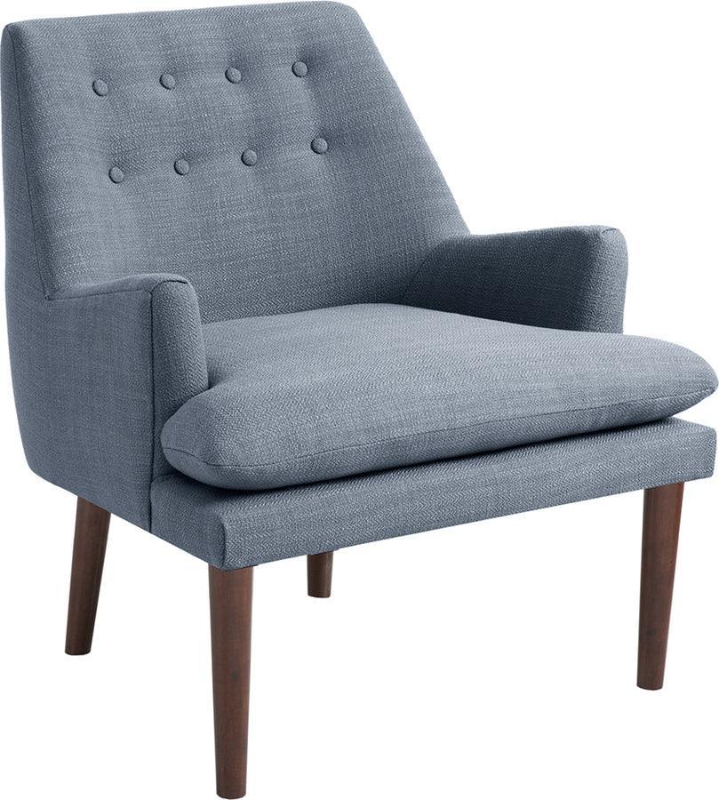 Olliix.com Accent Chairs - Taylor Mid-Century Accent Chair Blue