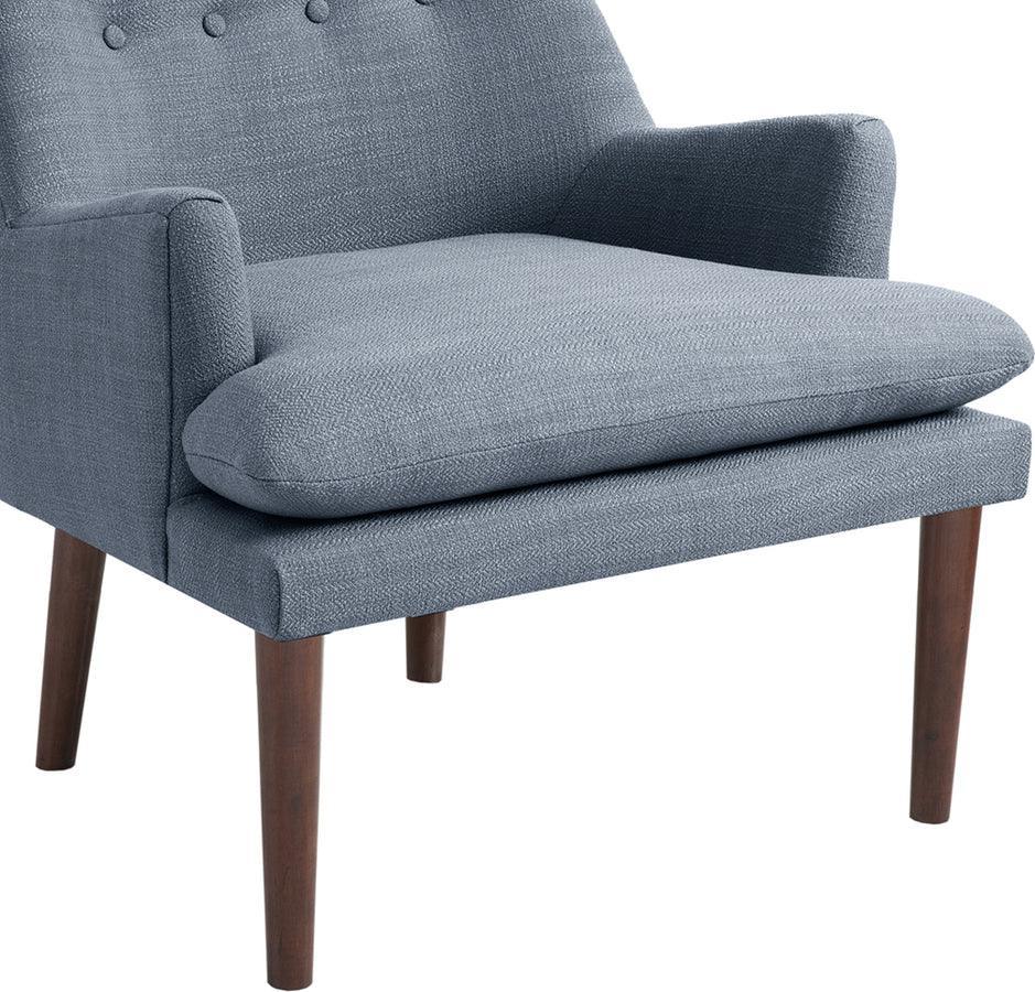 Olliix.com Accent Chairs - Taylor Mid-Century Accent Chair Blue