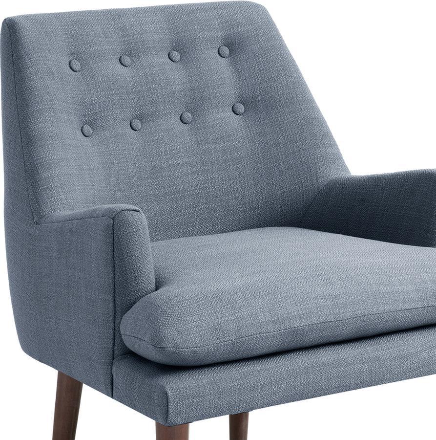 Olliix.com Accent Chairs - Taylor Mid-Century Accent Chair Blue