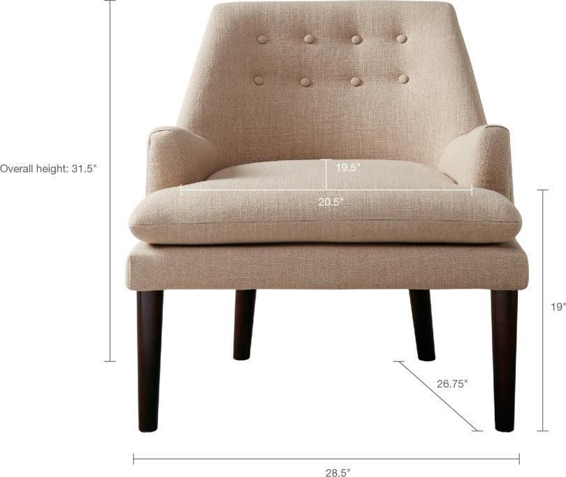 Olliix.com Accent Chairs - Taylor Mid-Century Accent Chair Sand