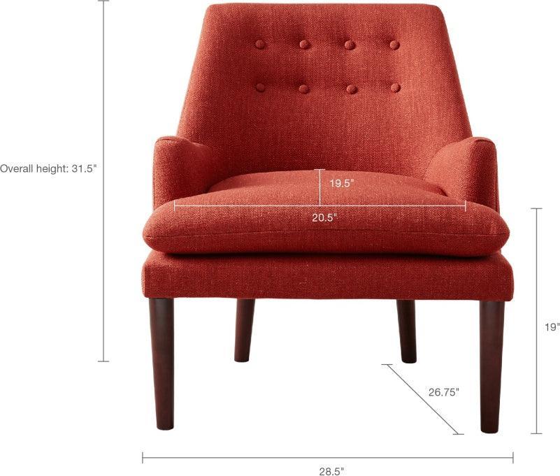 Olliix.com Accent Chairs - Taylor Mid-Century Accent Chair Spice